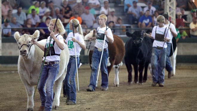 The Parade of Champions gets underway at the Iowa State Fair in 2014. The governor’s office says: “Starting unnecessarily early does nothing to improve the quality of education, but has resulted in growing frustration because this interferes with families’ summer plans and students having to miss class to participate in 4-H, FFA, and other Iowa State Fair activities.”