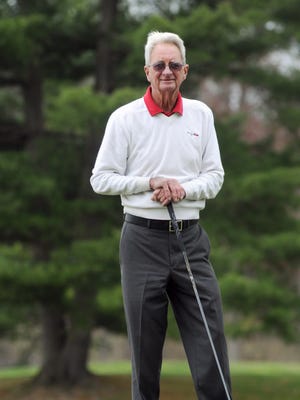 Ron Jensen, photographed at the McCann Golf Course in Poughkeepsie on Tuesday, April 12, 2011. Jensen died on Wednesday.