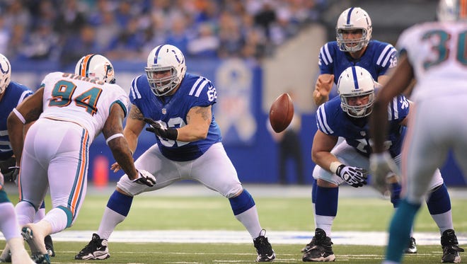 FILE -- A.Q. Shipley will remain the Colts starting center.