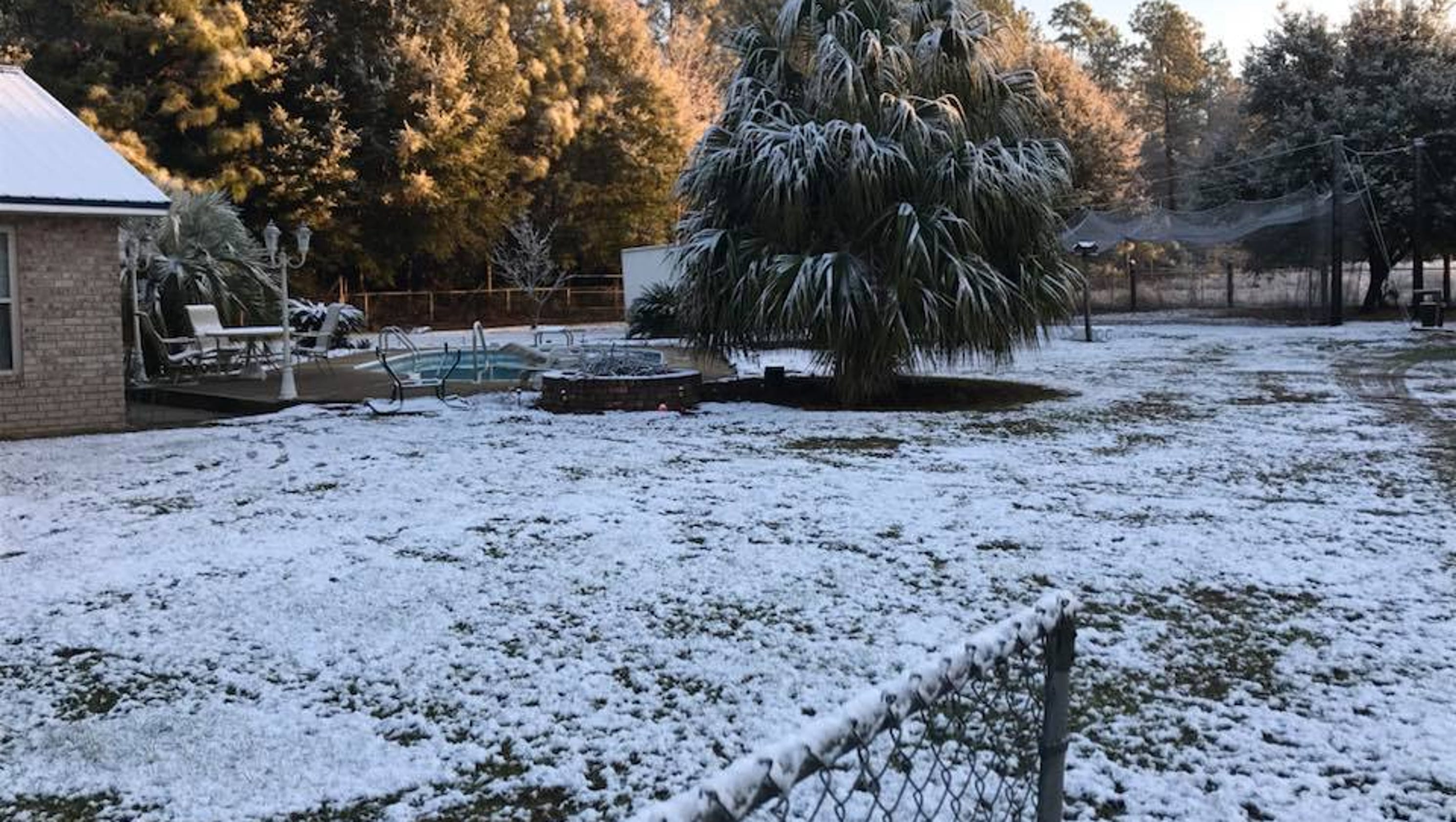 Florida flurries Sunshine State gets a sprinkling of snow