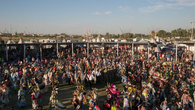 The annual North American Indian Days in Browning, Montana. 