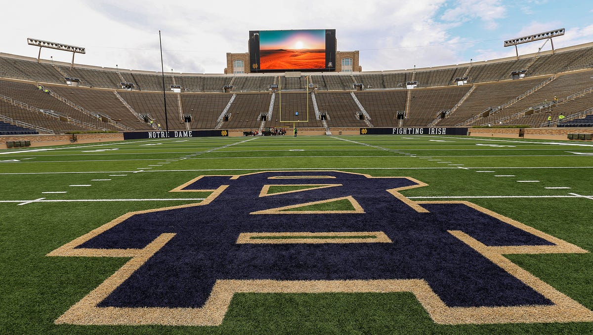 Notre Dame Football Stadium Upgrades notre-dame-stadium-prepares-for-soccer-match-football-stadium-digest