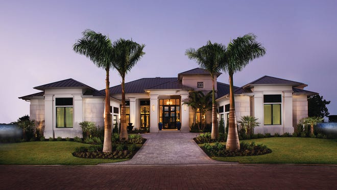 Randall Mitchell Custom Homes’ Hemingway is a designer-furnished Grand Estate model home in Miromar Lakes Beach & Golf Club.