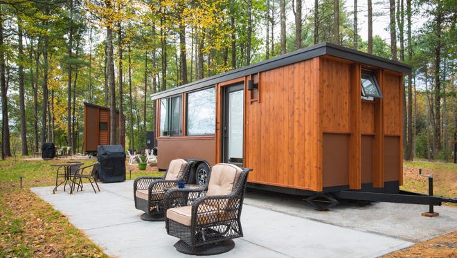A tiny house resort in the Catstkills includes nine “tiny” houses, what owner Bob Malkin calls “a combination of the best of an RV park and the best of a vacation rental” situated along the Catskill Creek.