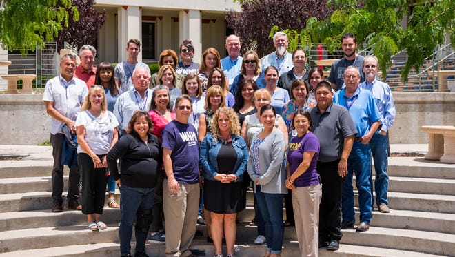 Participants in and instructors of Western New Mexico University’s 25th annual basic rural economic development course group together on campus on the final day of the course, which ran July 22-26, 2018.