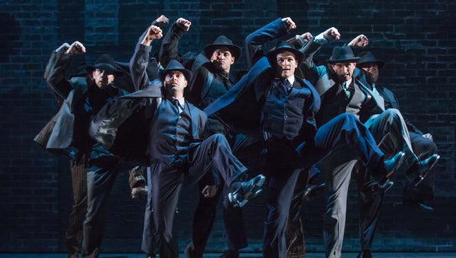 Jeff Brooks (Cheech) and the cast of the North American tour of the hit musical comedy "Bullets Over Broadway."