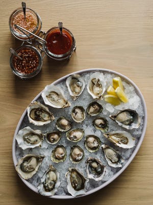 Oysters at the Henrietta Red restaurant in Nashville