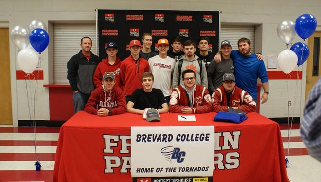 Franklin senior Hayden Price has signed to play baseball for Brevard College.