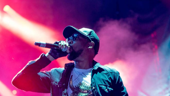 RZA performs with Wu-Tang Clan on the main stage of the Movement festival at Detroit's Hart Plaza on May 28, 2018.