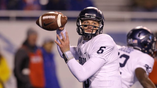 Nevada's Ty Gangi is the undisputed starter at quarterback for the Wolf Pack.