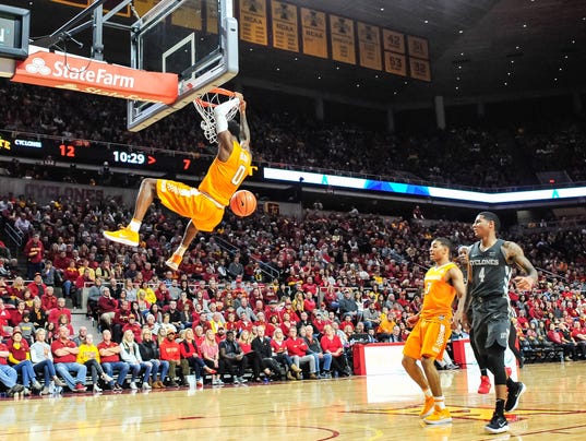 NCAA Basketball: Tennessee at Iowa State