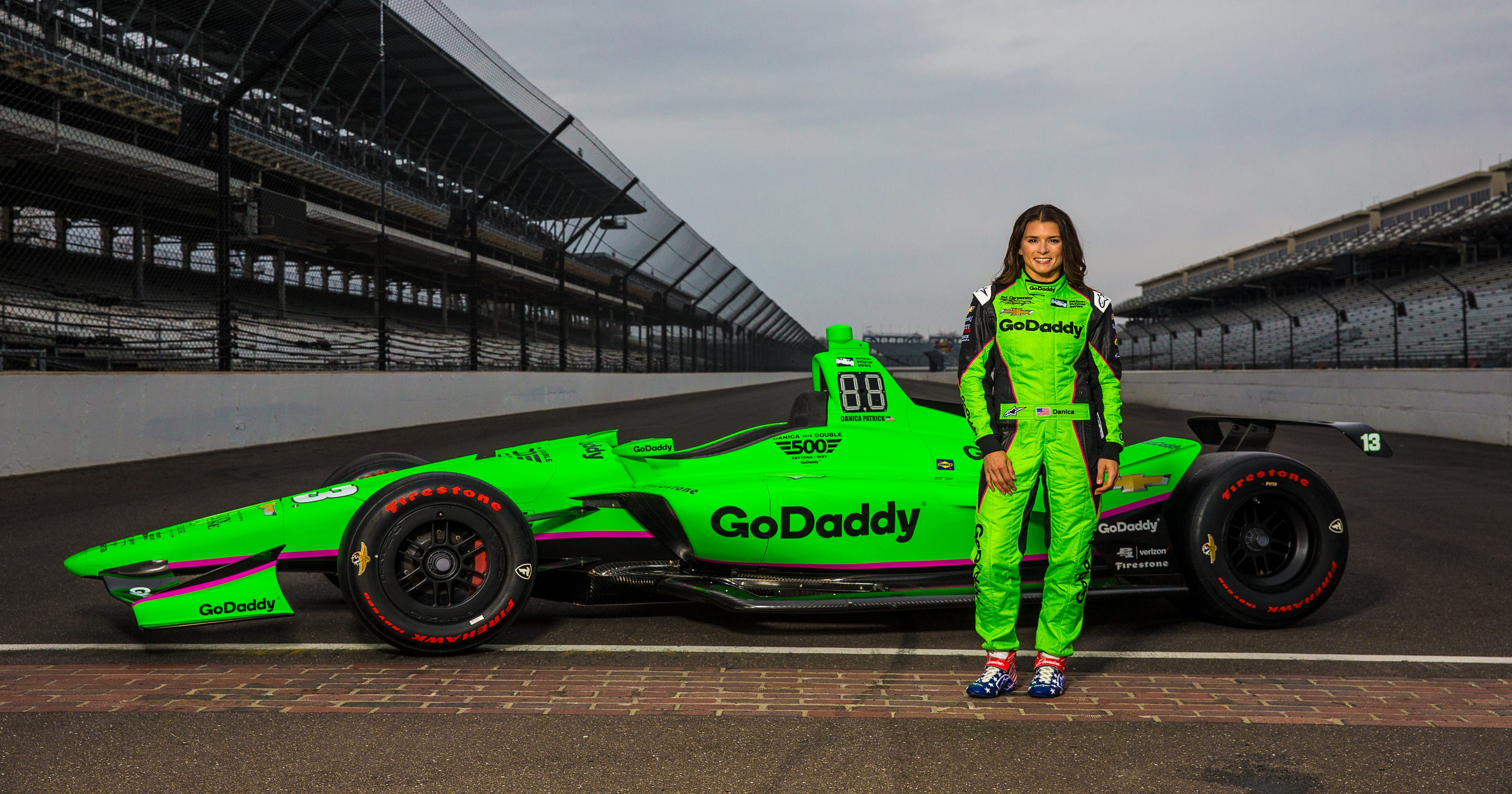 Indy 500 Danica Patrick unveils livery for last race car she'll drive