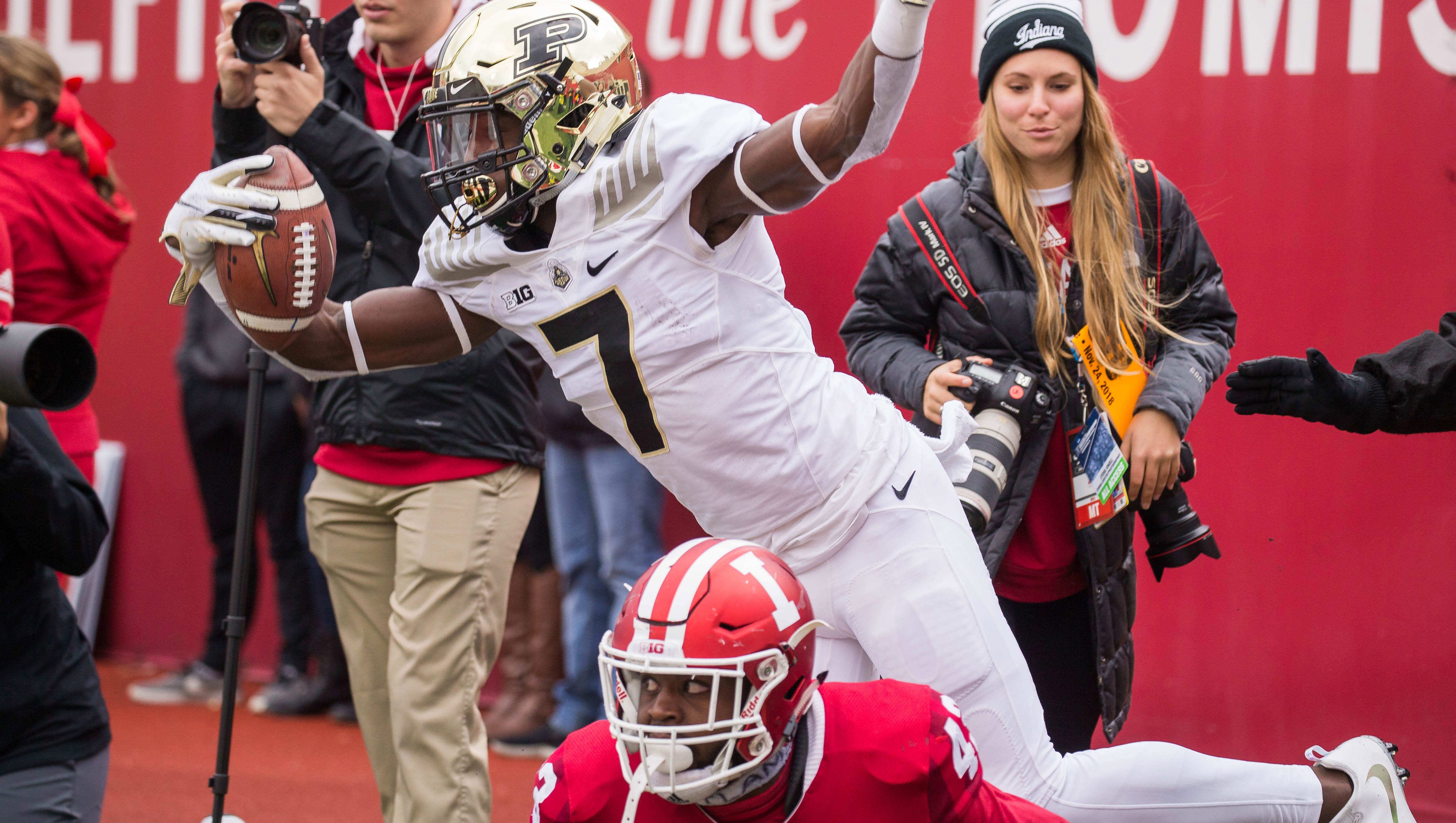Jeff Brohm Purdue Get Sixth Win In 28 21 Victory At Indiana
