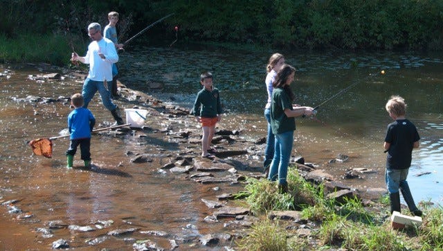 STEM hosts its annual fall festival at Strawbridge Lake, which will include a fishing contest. This is a previous festival.