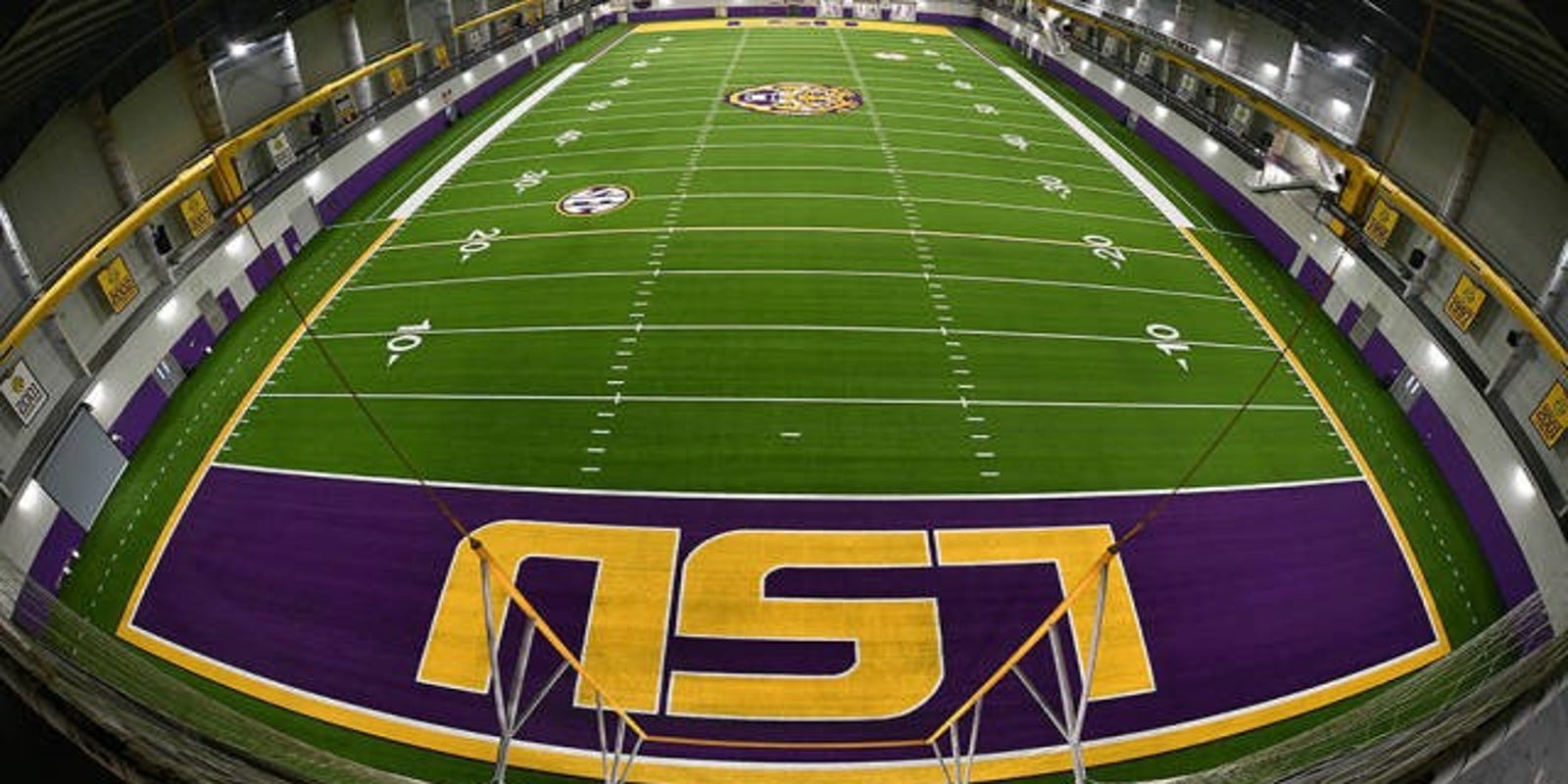Lsu Upgrades Its Indoor Practice Facility