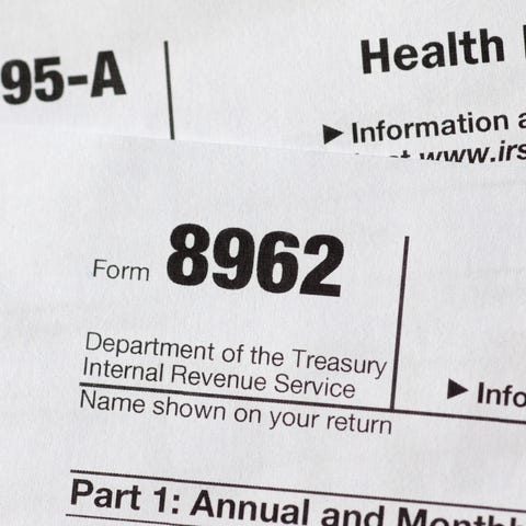 Tax form 8962 is seen in Washington. If you haven'