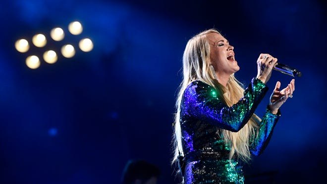 Carrie Underwood performs at the 2018 CMA Music Fest on June 8. Her fall 2019 tour will include a show at Quicken Loans Arena.