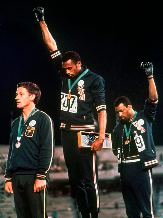 Image result for 1968 Olympic protest image