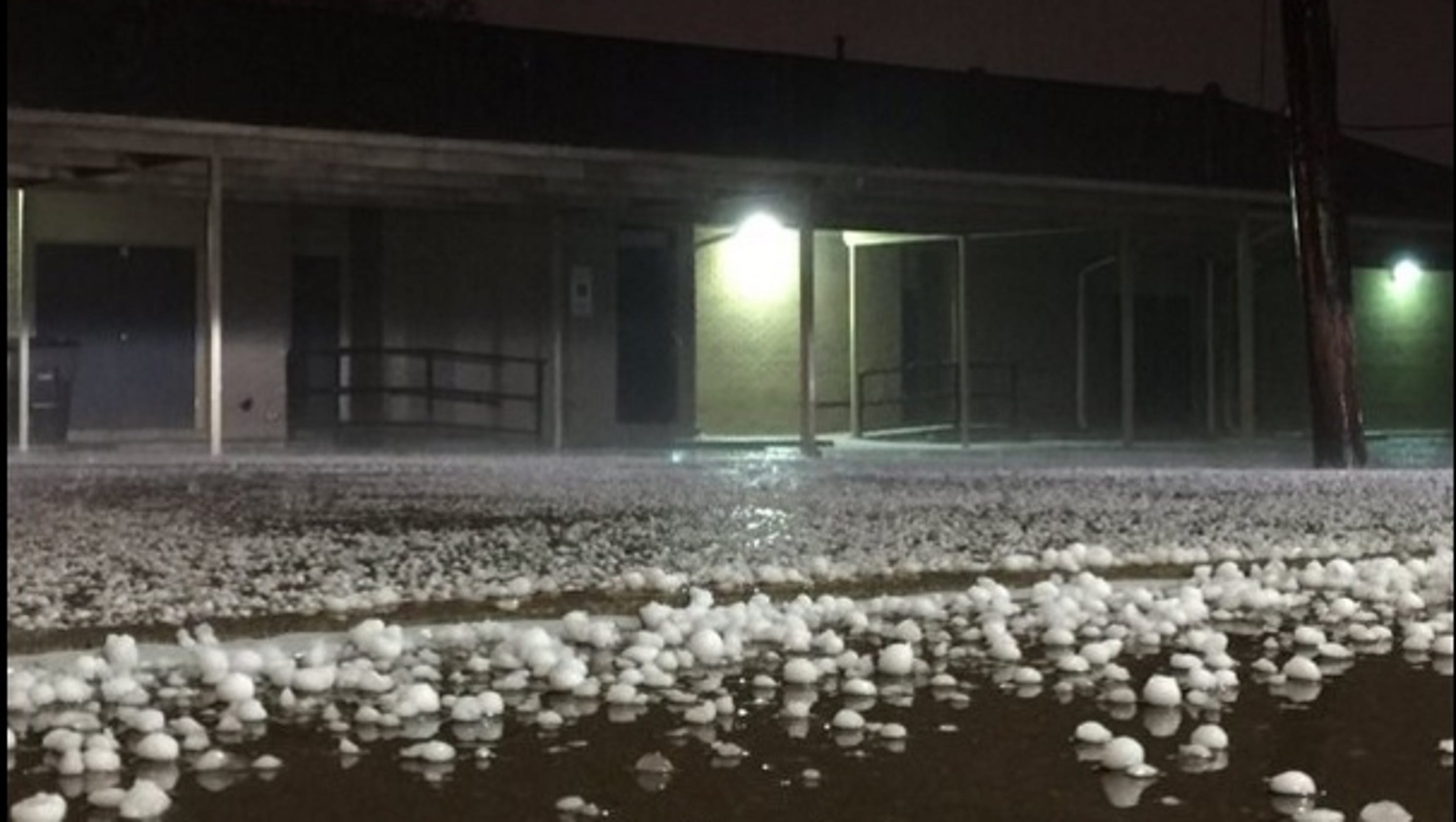 Hailstorm Smashes Cars Covers Streets In Dallas Fort Worth Area