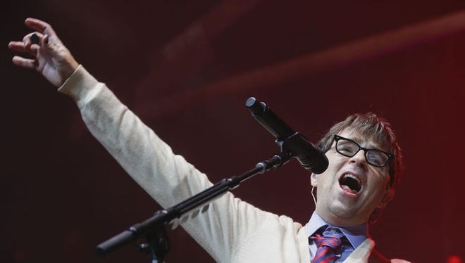 Rivers Cuomo performs with Weezer Sunday at Ruoff Home Mortgage Music Center.