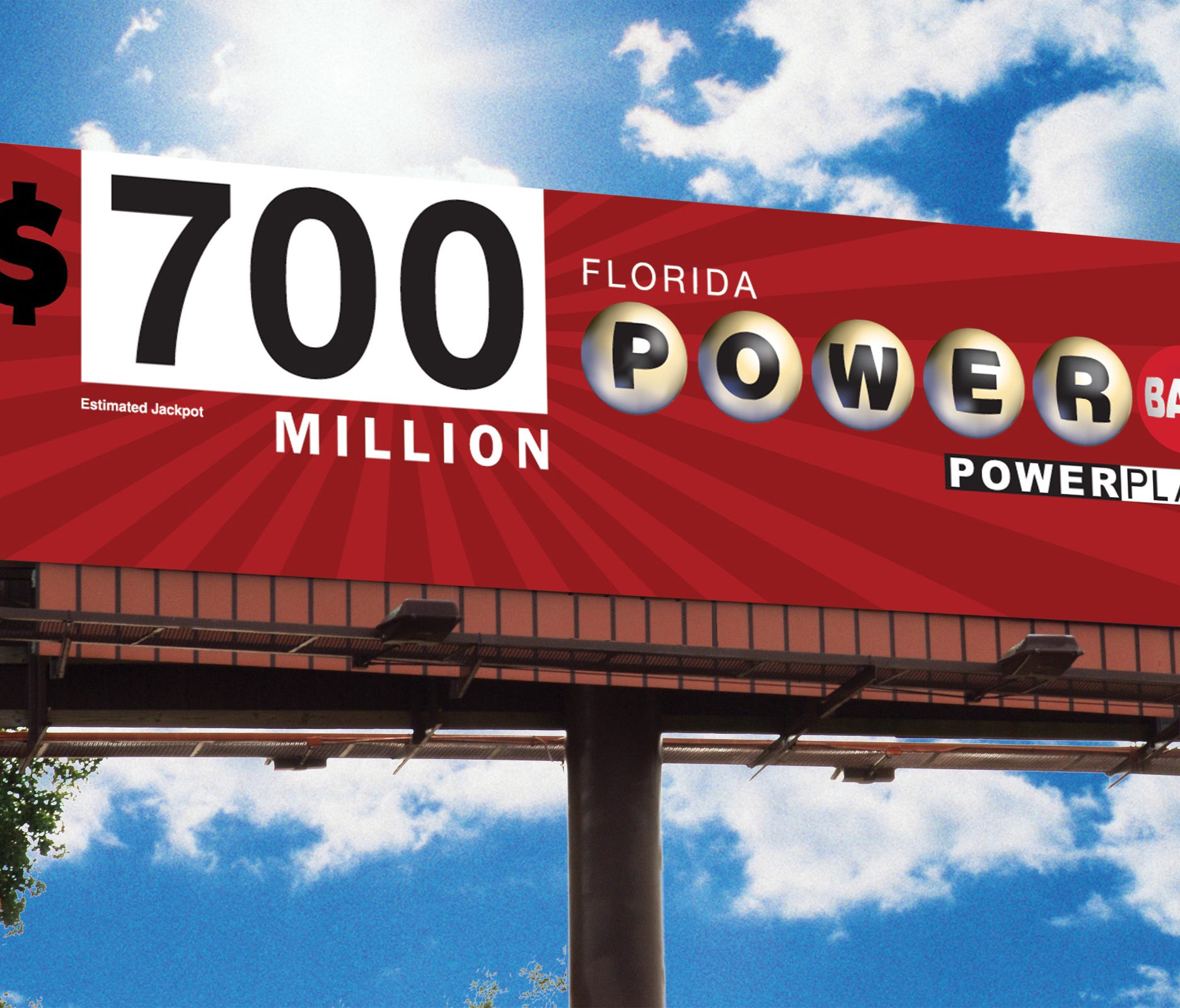 The Powerball jackpot has climbed to $700 million.