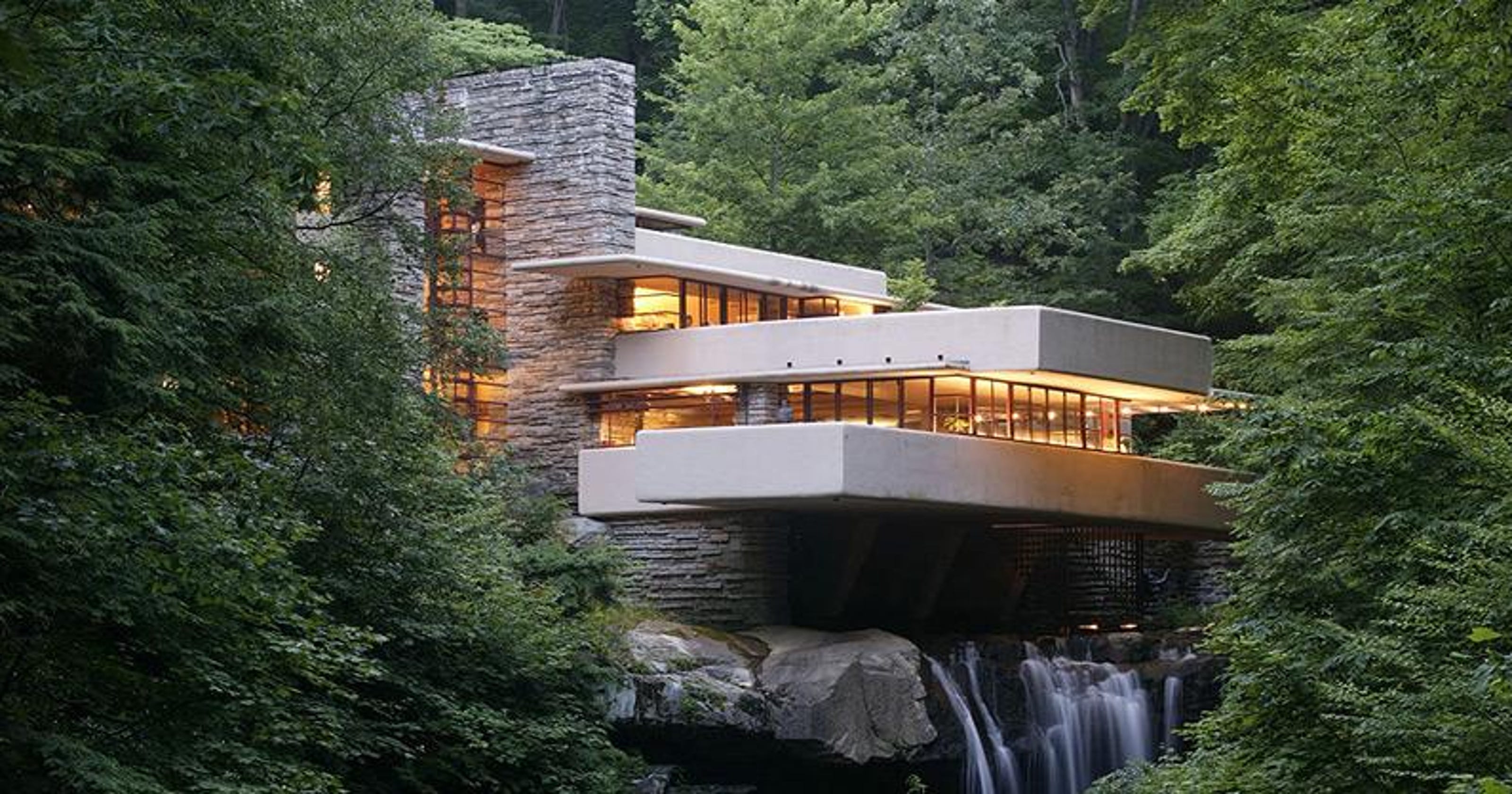 Flood topples statue at iconic Fallingwater house 