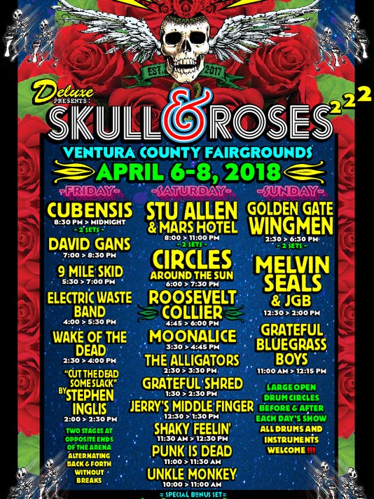 Skull & Roses Grateful Dead fest returns to Ventura County Fairgrounds