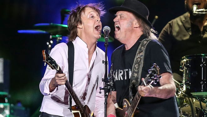 In October, Paul McCartney and Neil Young performed together at Desert Trip in Indio, October 9, 2016