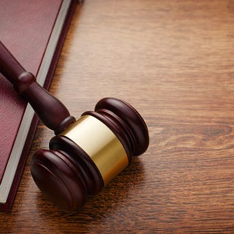 Judge's gavel.