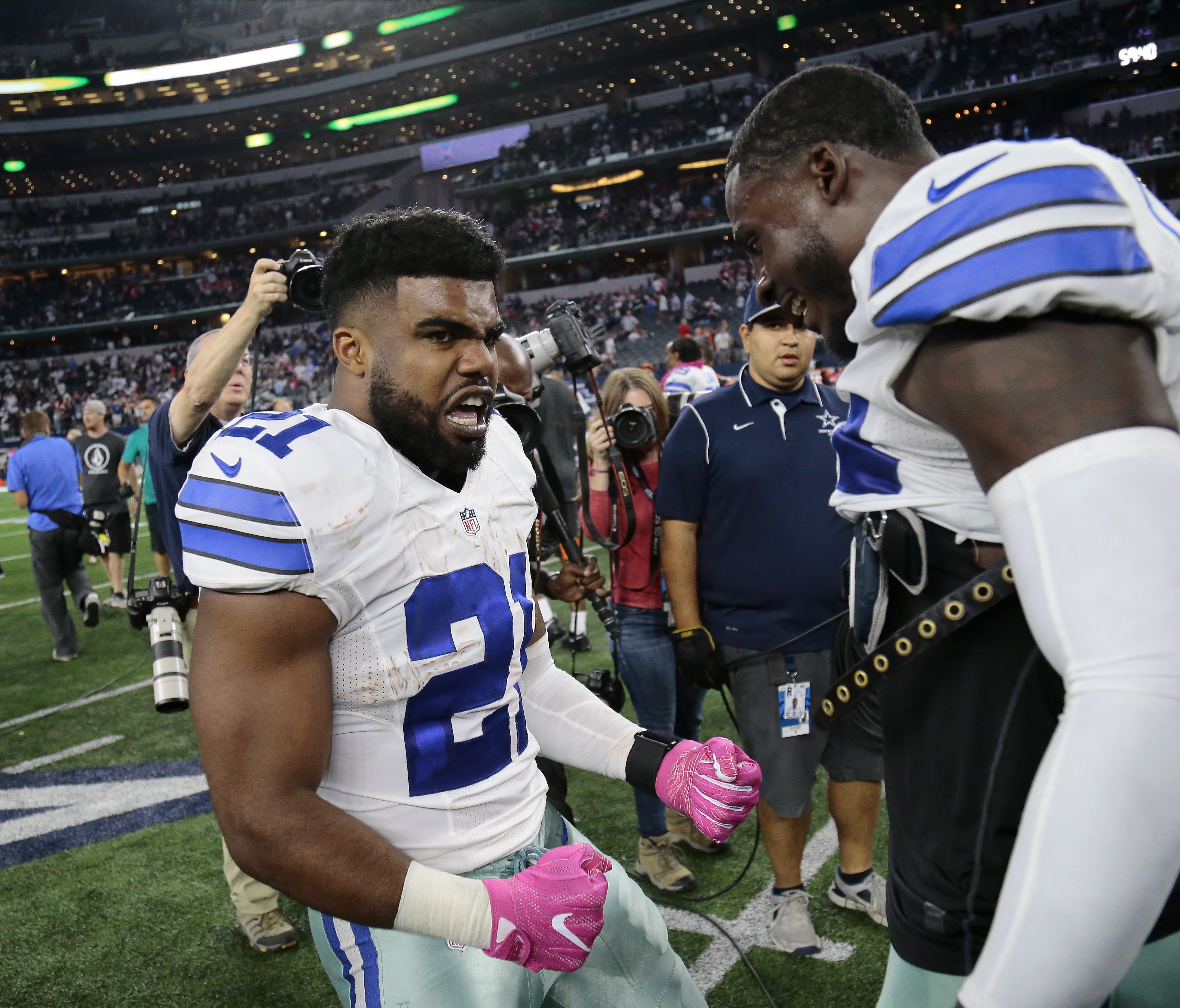 Dallas Cowboys running back Ezekiel Elliott has been suspended the first six games of the 2017 season for a domestic abuse allegation.