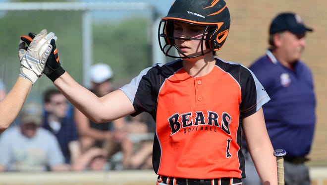 Gibsonburg's Marian Younker wants to have the bat in her hands as many times as possible.