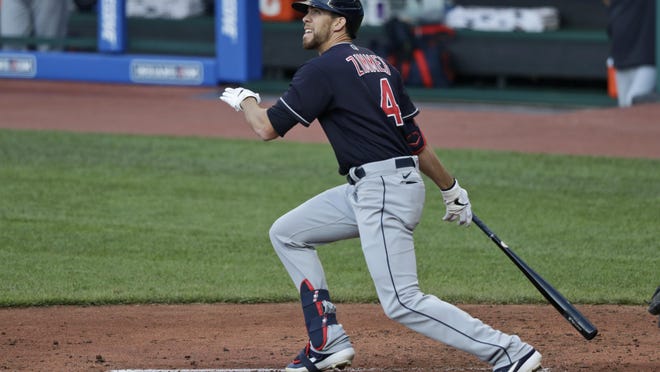 Indians outfielder Bradley Zimmer has put an altered stance to good use during spring training and is making his case for a spot on the Opening Day roster.