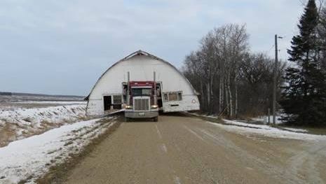 A sheriff’s deputy stopped Gerry Mattison near Theif River Falls on Nov. 19 for hauling a 36-foot wide shed without proper permits. The Minnesota State Patrol shared a photo on its Facebook page on Thursday. State oversize loads require permits starting at 14 feet, six inches.