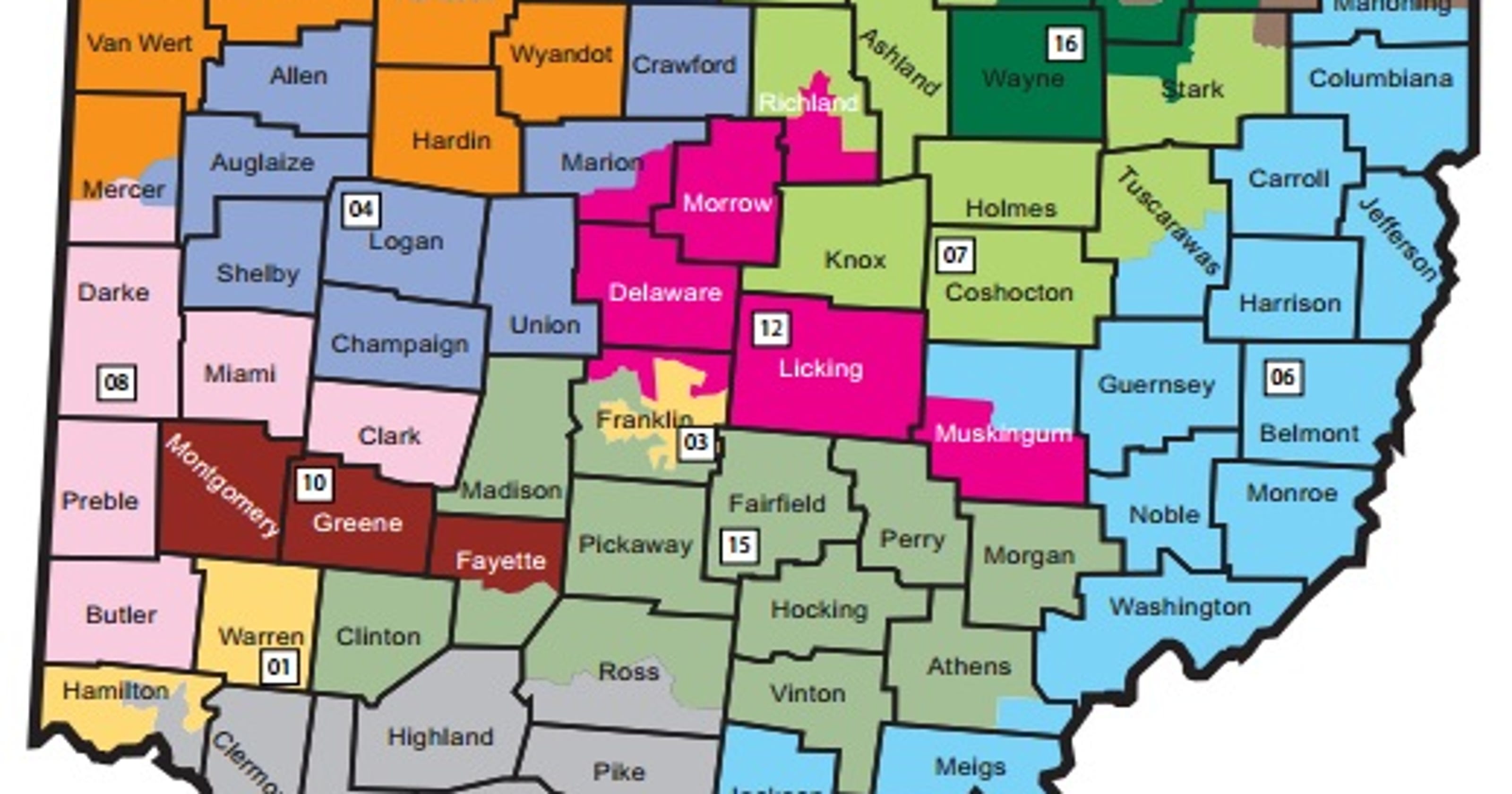 Ohio District Map 2024 - Rey Lenore