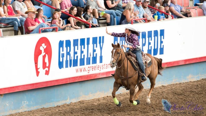 Alex Hyland, 22, of Windsor, was named 2018 Miss Rodeo Colorado at the Greeley Stampede on Sunday.
