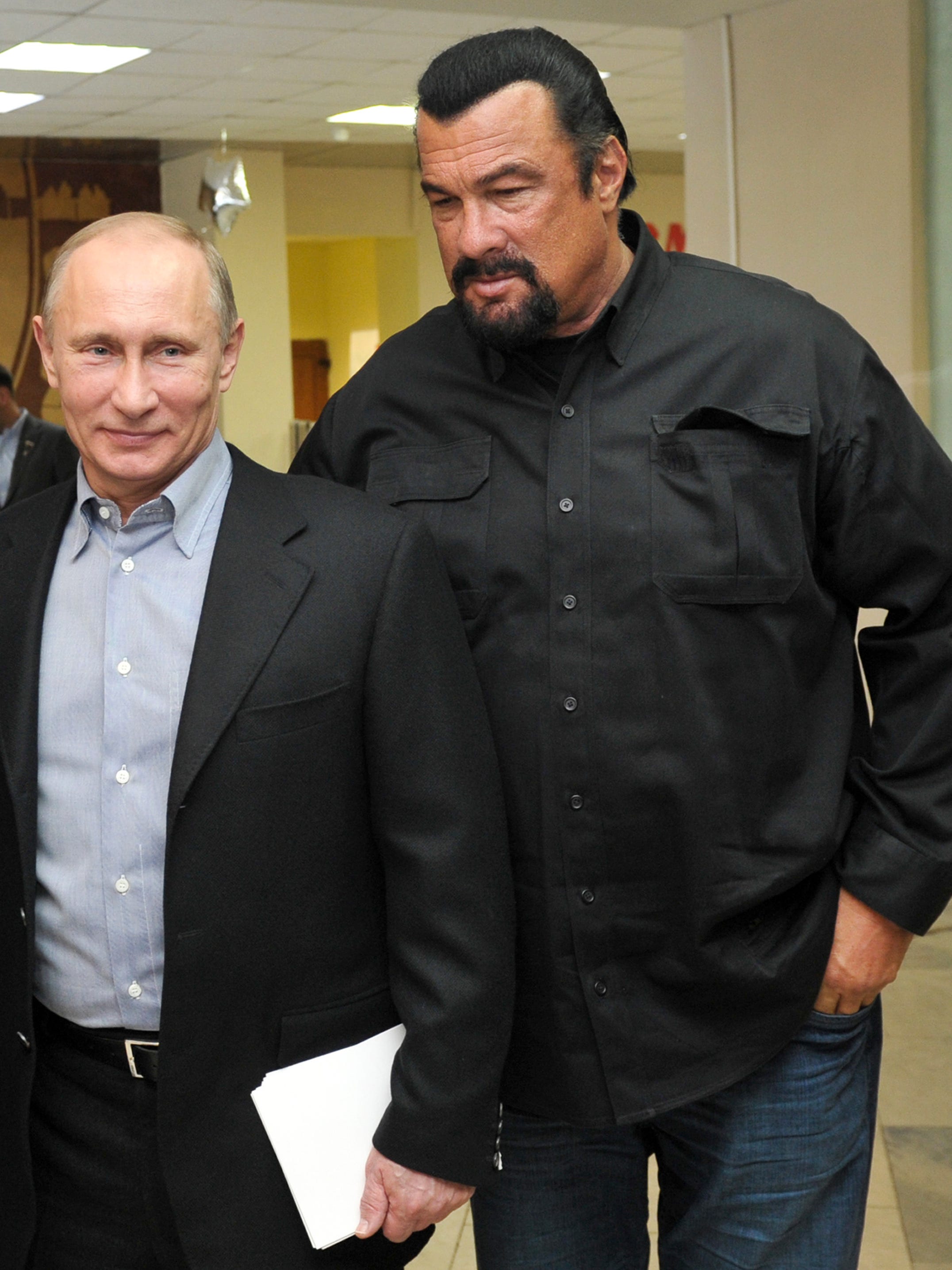 Vladimir Putin Grants Russian Citizenship To Steven Seagal