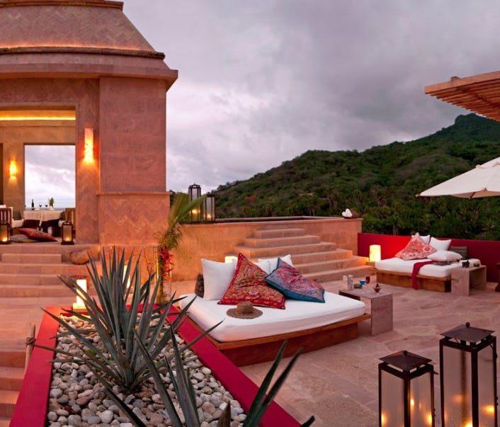 As secluded as Imanta seems, it's actually convenient to the beach towns of Sayulita and San Francisco, as well as the five-star resort restaurants in Punta Mita, making it easy for guests to get out and explore the region.