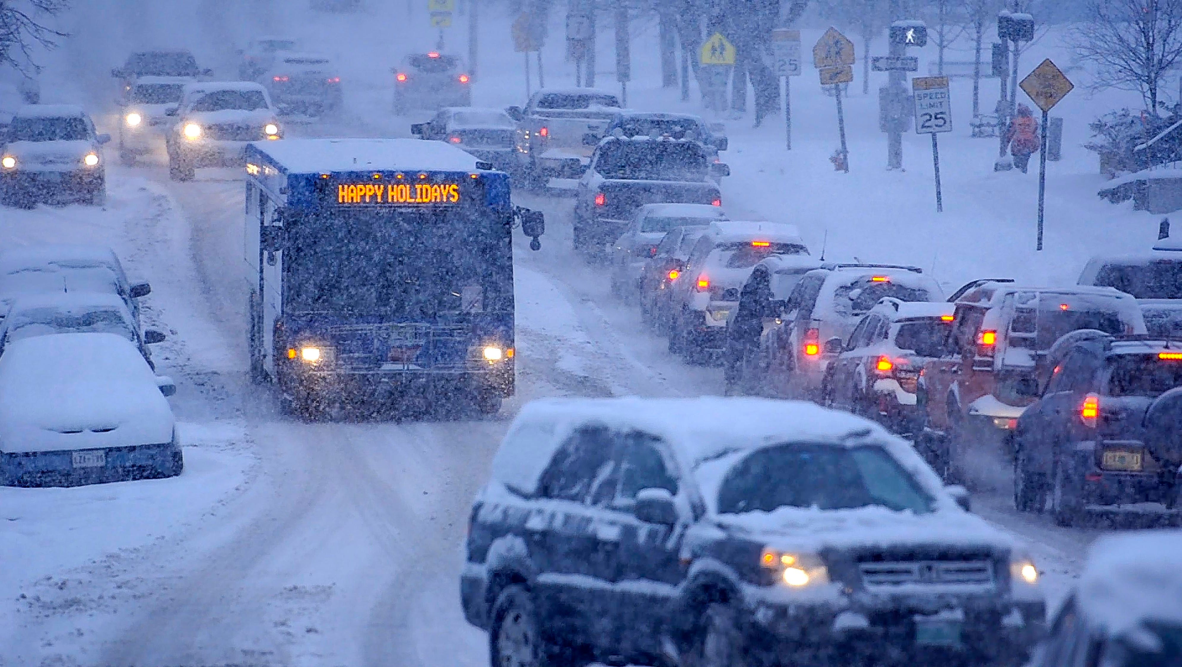 Winter Storm Warning Snow Coming In Two Batches