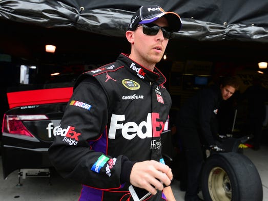 Denny Hamlin, born Nov. 18, 1980 in Chesterfield, Va.,