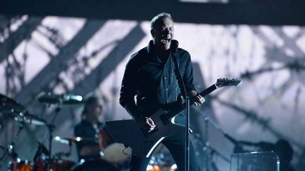 Metallica and Lang Lang perform