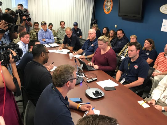 Gov. Rick Scott met with state and federal agency chiefs