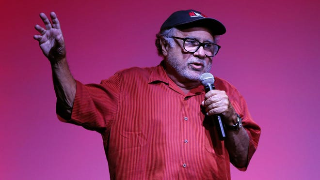 Actor Danny DeVito appears at the House of Independents in Asbury Park Sunday.
