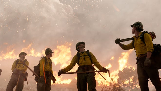 This image released by Sony Pictures shows a scene from "Only the Brave." (Sony Pictures via AP)