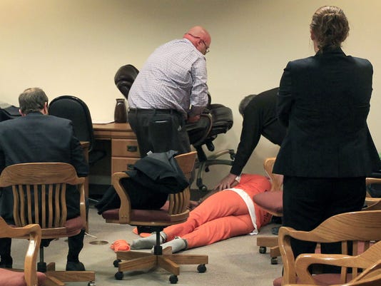 Campbell Collapses During Sentencing In Homicide Case