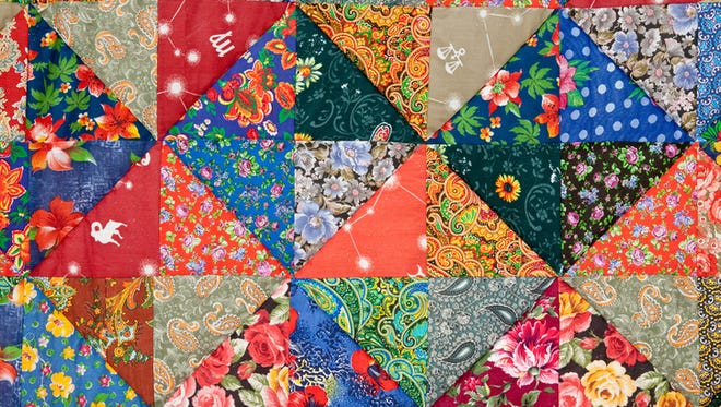 Background of the colorful patchwork