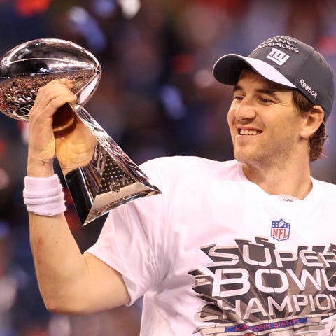 Feb 5, 2012; Indianapolis, IN, USA; New York Giant