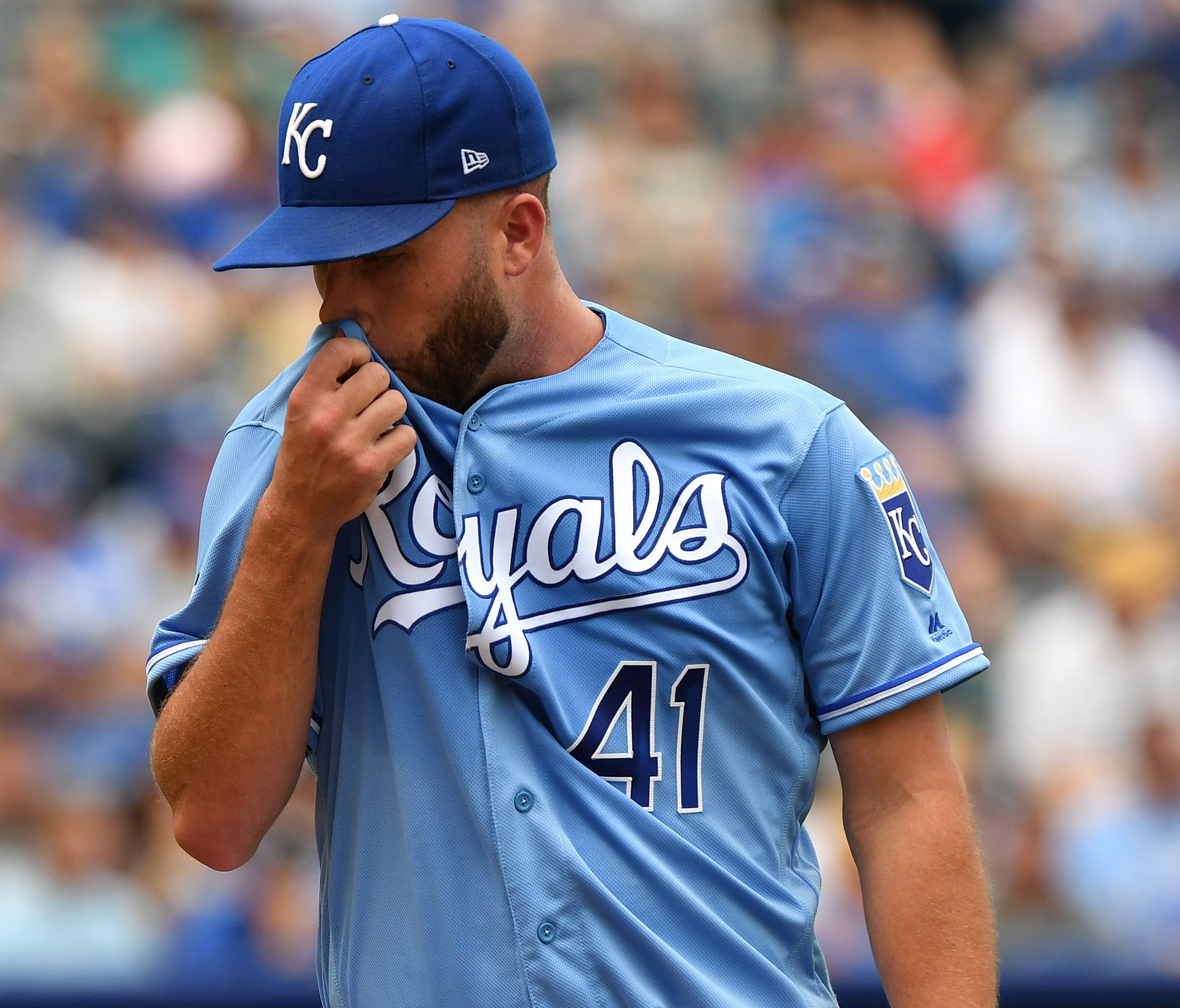 Danny Duffy is 8-8 with a 3.78 ERA in 21 starts.