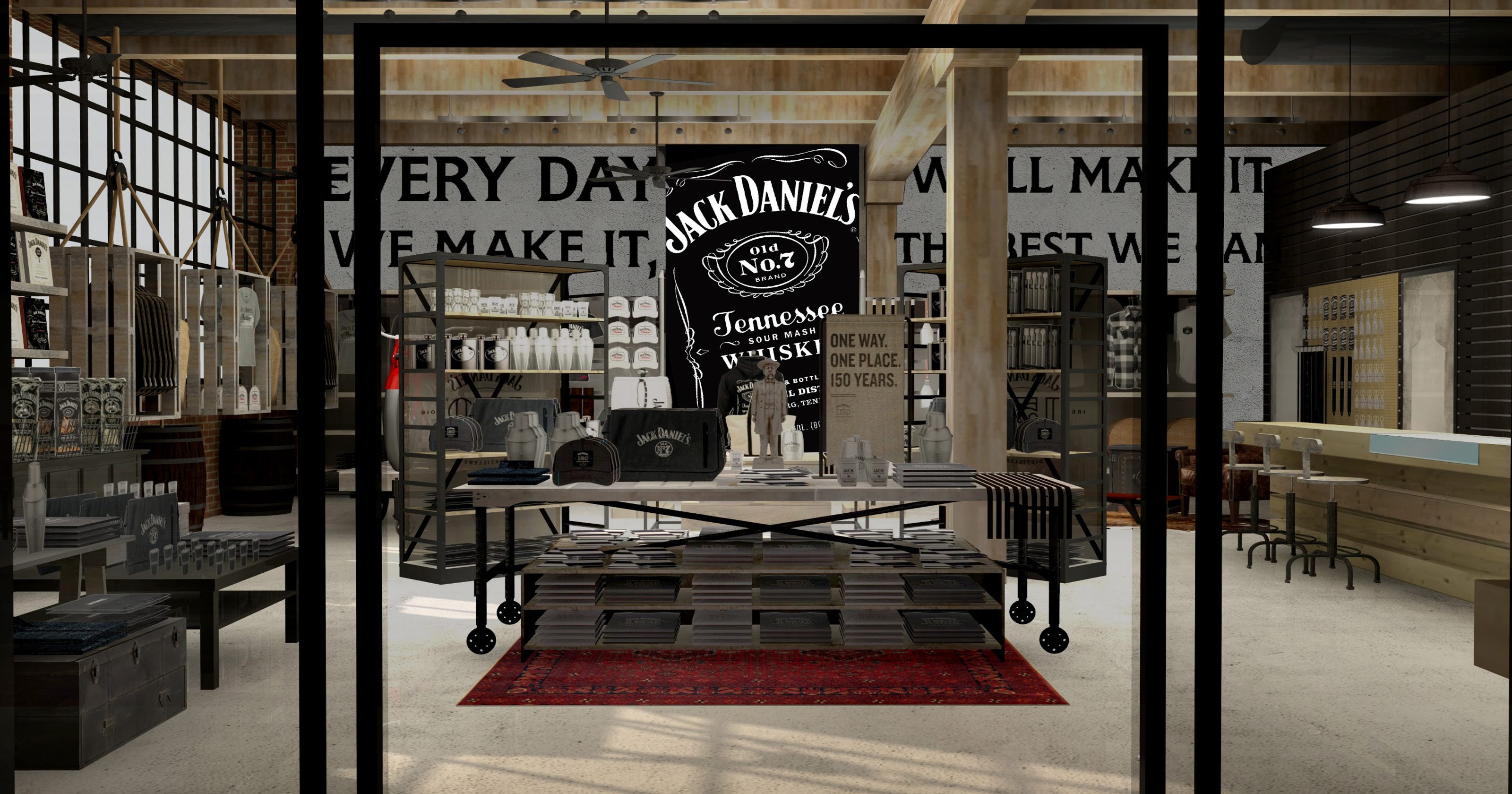 Jack Daniel's opening store outside Lynchburg home