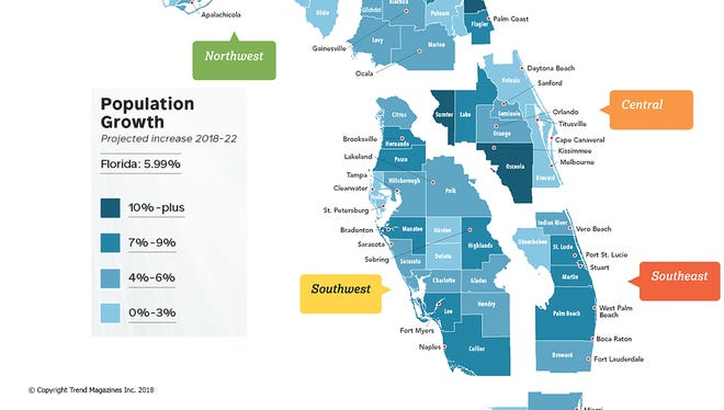 Florida Trend Names Martin Indian River Counties As Some Of State S Richest Florida County Map 2022
