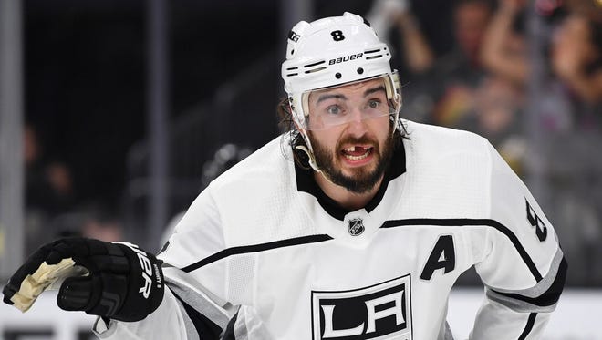 Los Angeles Kings defenseman Drew Doughty has been suspended one game for his hit on William Carrier.